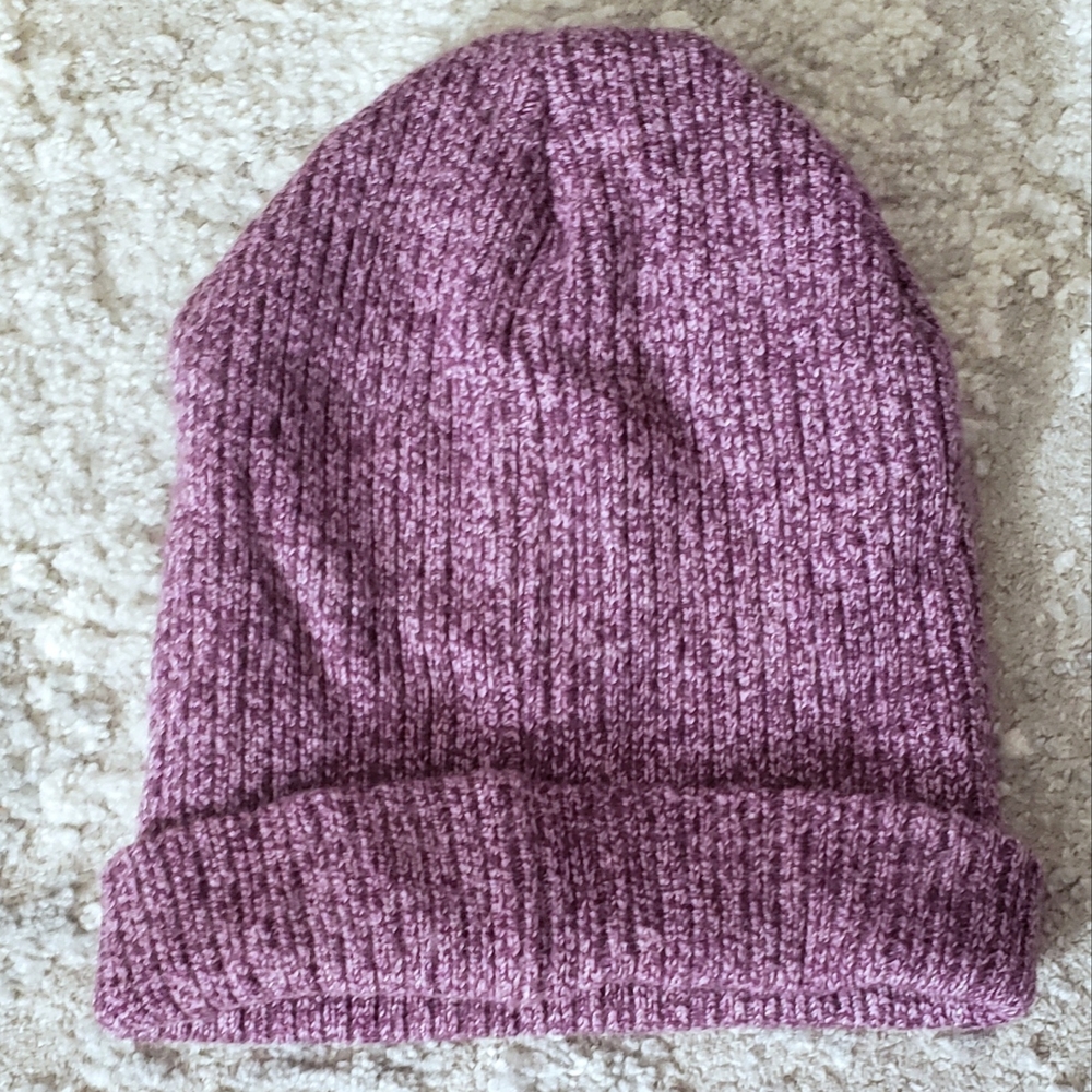 Cozy Purple Knit Beanie